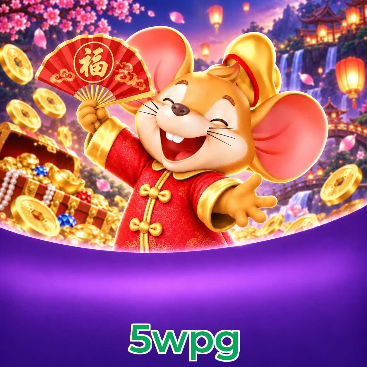 Interface de jogos na 5wpg incluindo Plushie Frenzy